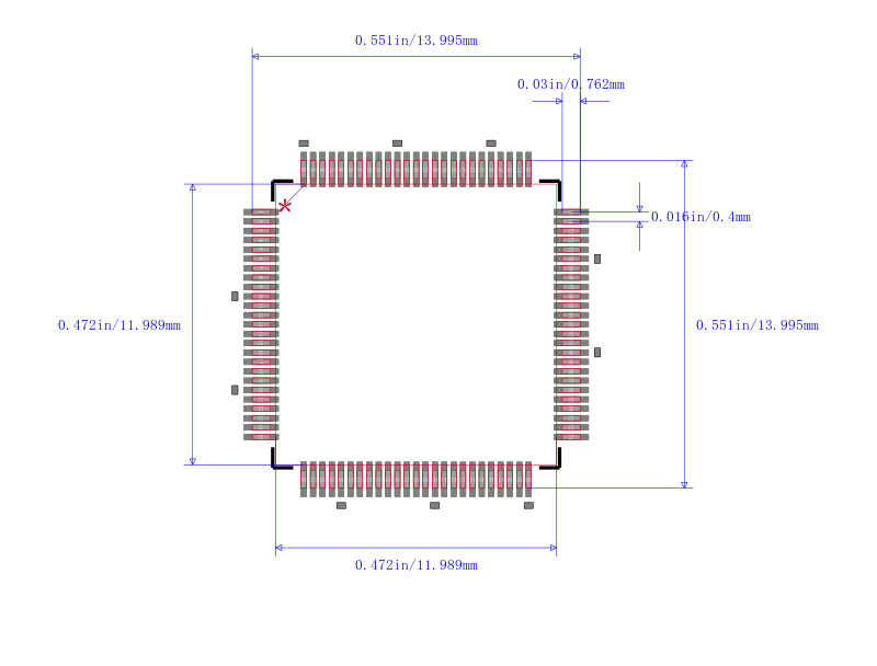 PIC32MX775F512LT-80I/PT封装图