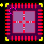 PCM3794ARHBT封装焊盘图