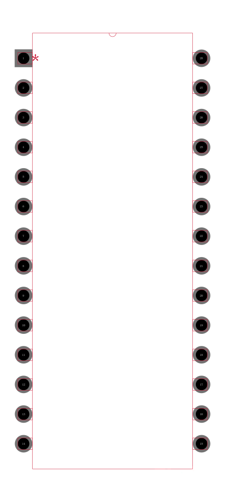 PIC16C773/JW封装焊盘图
