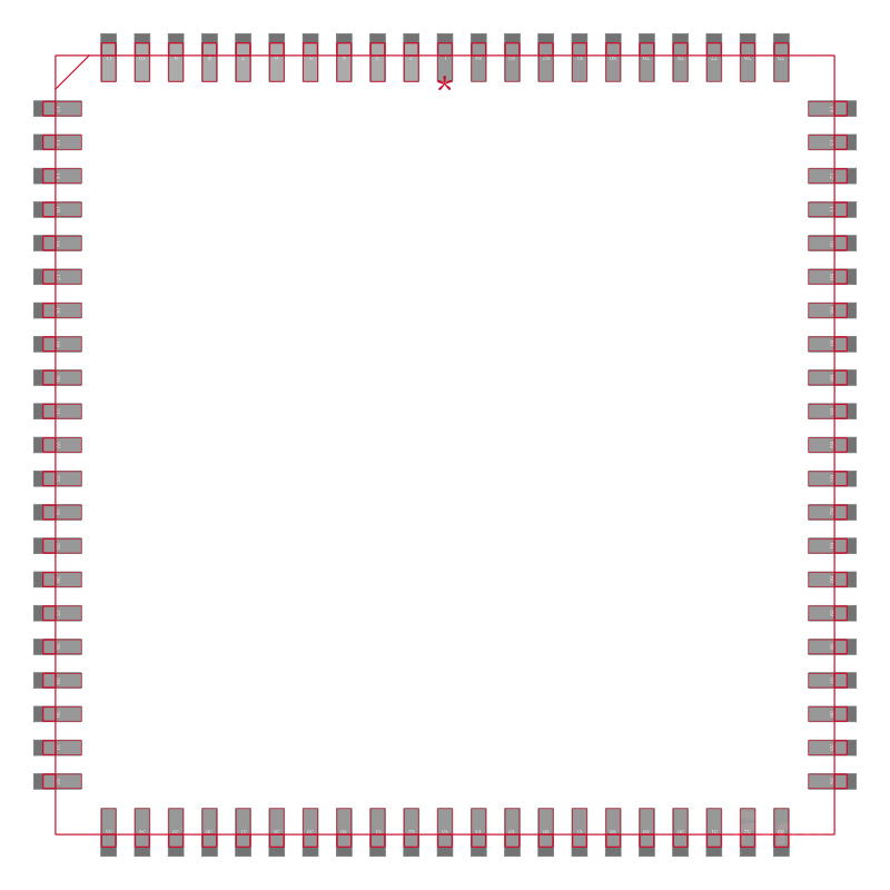 PIC17C766-16I/L封装焊盘图