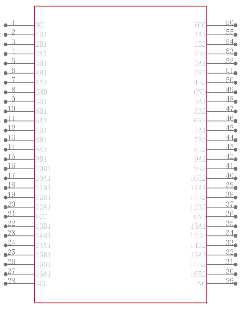 PI3B16234AE引脚图