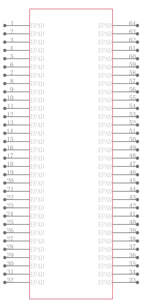 PIC32MX330F064LT-I/TL引脚图