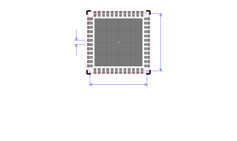 PI6C49S1510ZDIE封装图