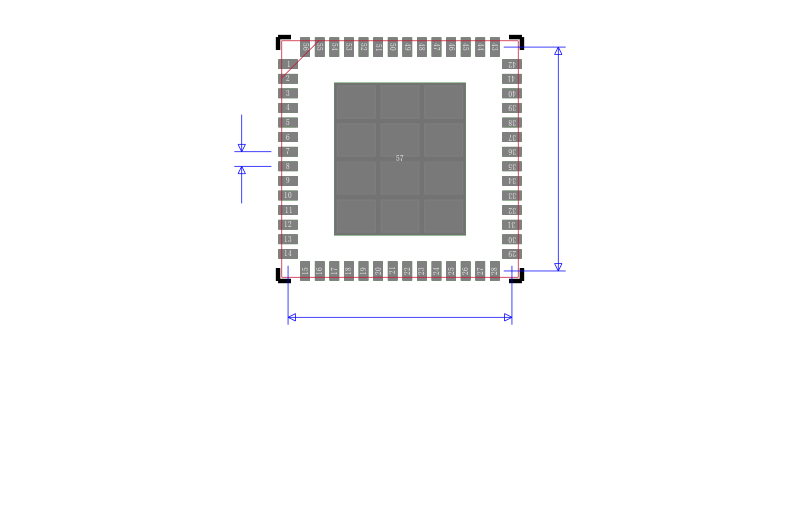 PI6LC4831AZBIE封装图