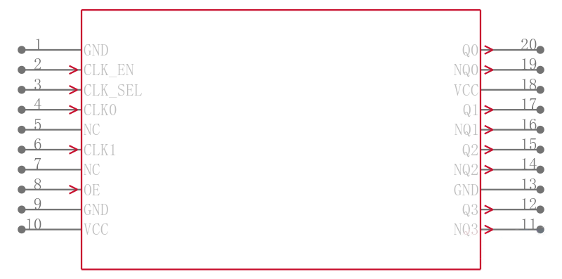 PI6C48545LE引脚图