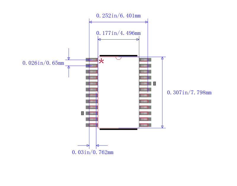 PCA9655EDTR2G封装图