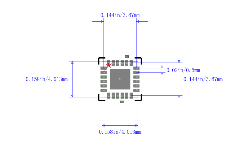 PCA9655EMTTXG封装图