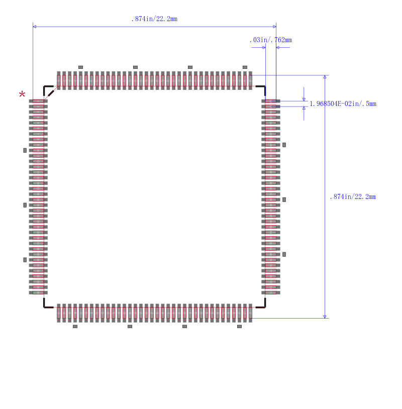 PCI1510PGE封装图
