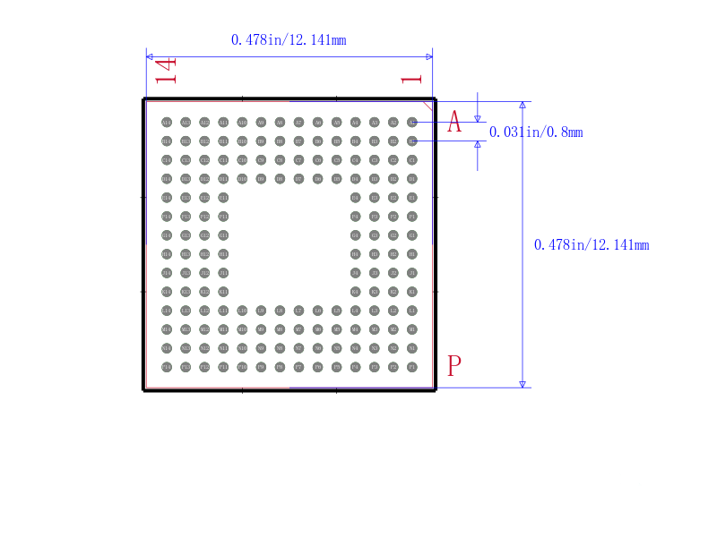 PI7C9X110BNBE封装图