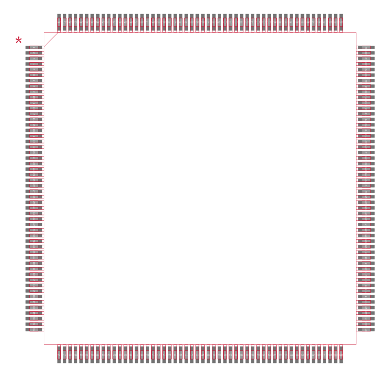 PCI1520PDV封装焊盘图