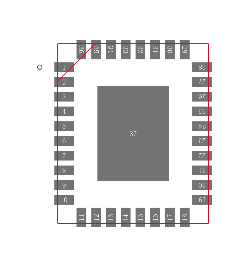PI2EQXDP101-AZFE封装焊盘图
