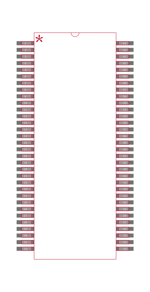 PI90LV386AE封装焊盘图