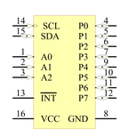 PCA9534APWG4引脚图