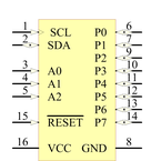 PCA9557DBR引脚图