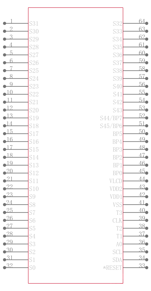 PCF8537AH/1,518引脚图