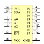 PCF8574ADWG4引脚图