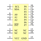 PCF8574APWRE4引脚图