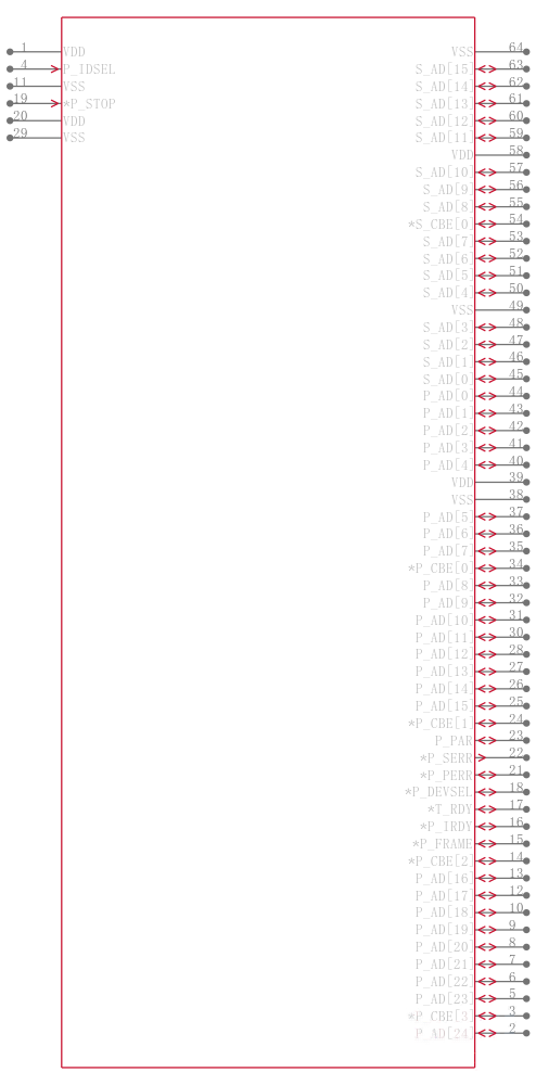 PI7C8140AMAE引脚图