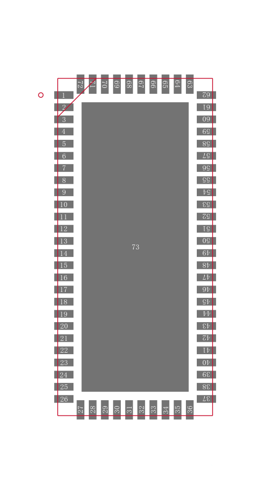PI3HDMI1310-AZLE封装焊盘图