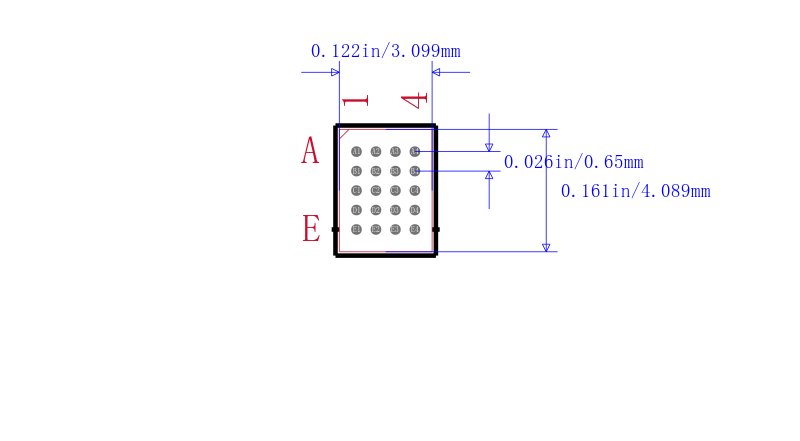 PCA9544AGQNR封装图
