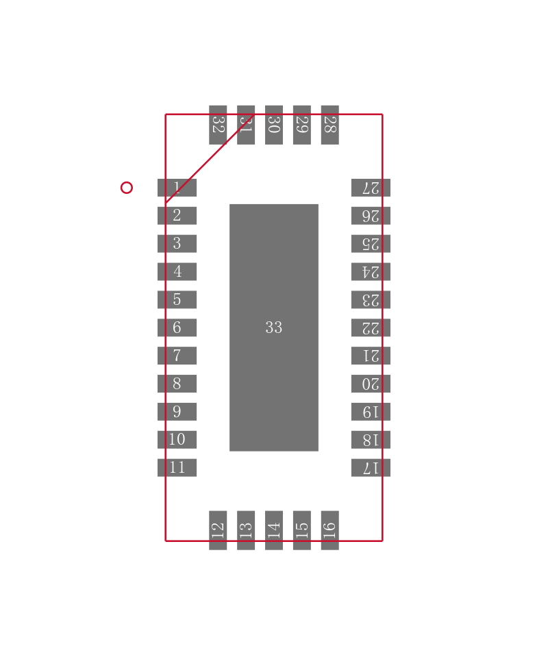 PI4ULS3V08MZLE封装焊盘图