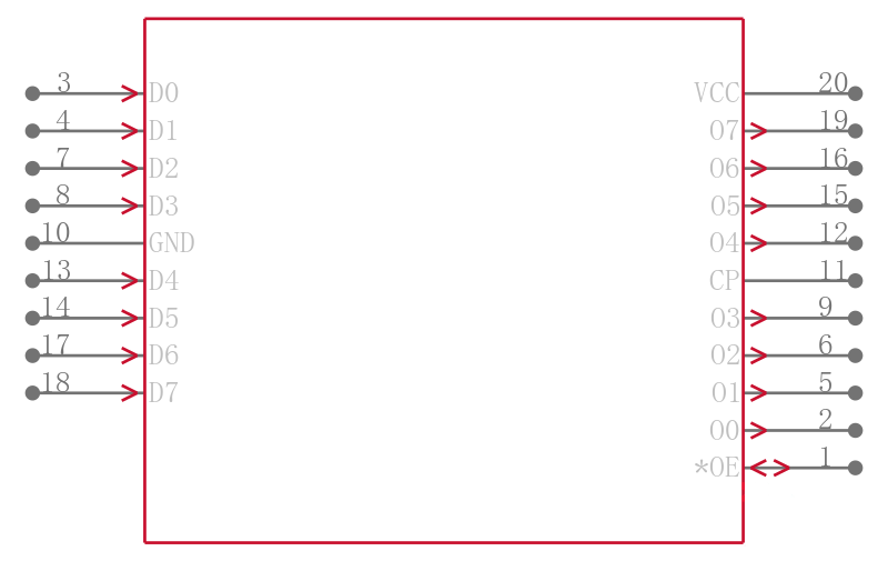 PI74FCT374ATQ引脚图
