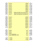 PIC16LF1939-I/PT引脚图