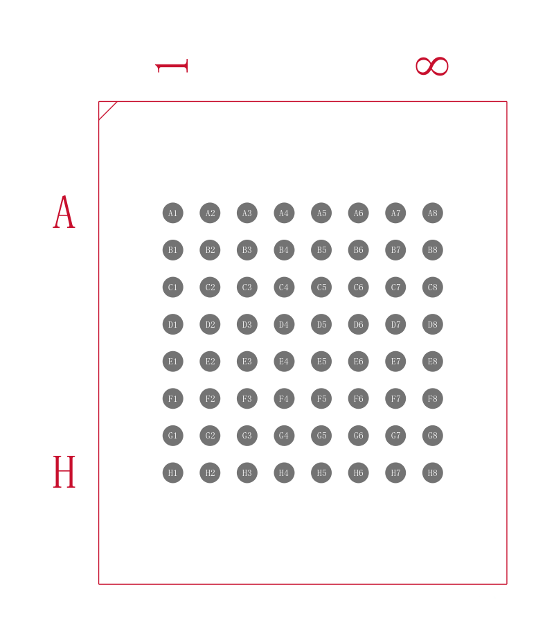 PC28F256M29EWLD封装焊盘图