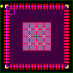 AD9747BCPZ封装焊盘图