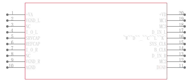 PCM69AU-K引脚图