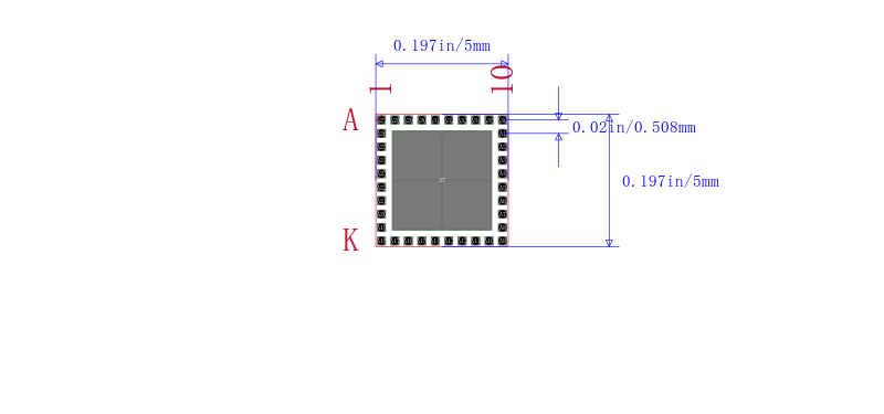 PIC32MX250F128C-50I/TL封装图