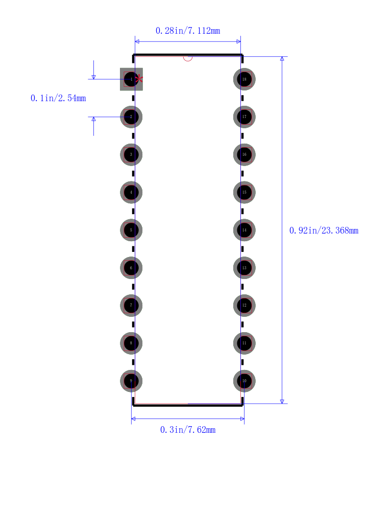PIC16C56-HSI/P封装图