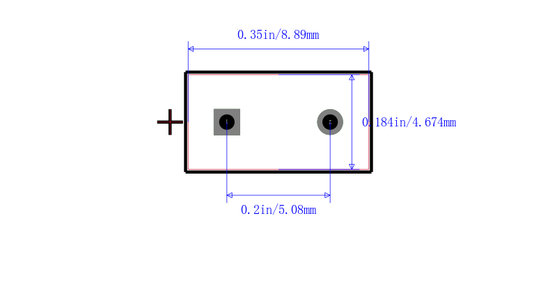 PCB-1/2-R封装图