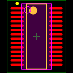 ADS1234IPW封装焊盘图