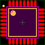 ATMEGA48A-AU封装焊盘图
