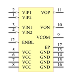 ADL5561ACPZ-R7引脚图