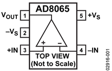 AD8065ARTZ-REEL7电路图
