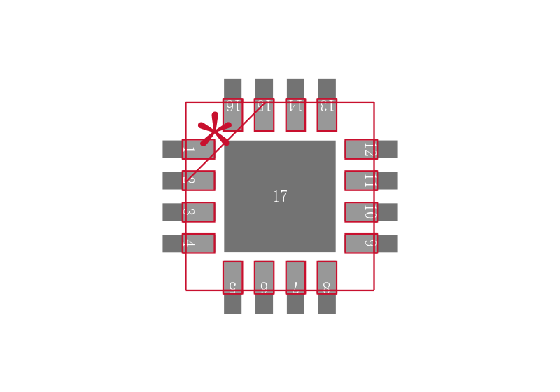 ADP1763ACPZ-0.9-R7封装焊盘图