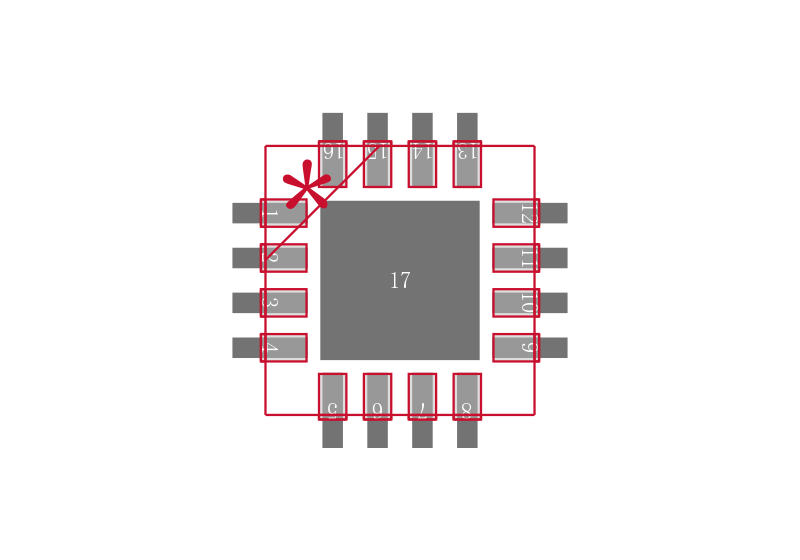 ADP1763ACPZ-1.0-R7封装焊盘图