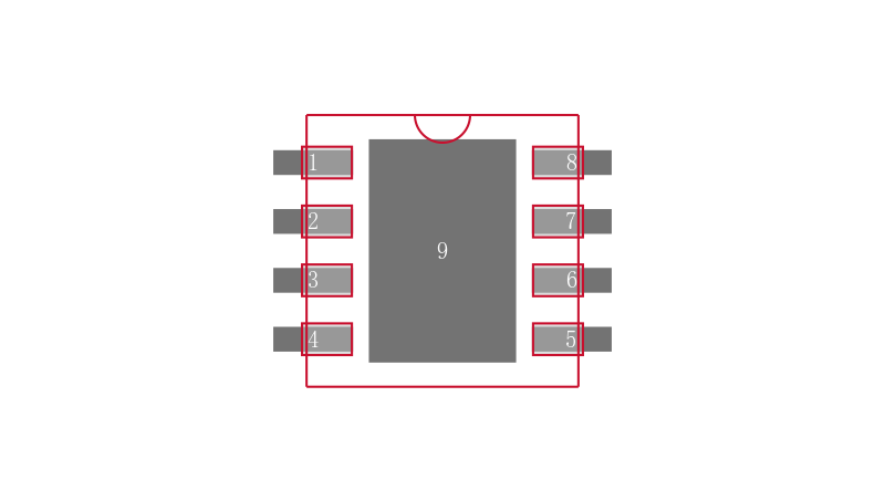 ADP2360ACPZ-5.0-R7封装焊盘图