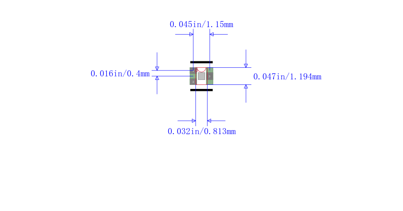 RN1102MFVTL3,T封装图