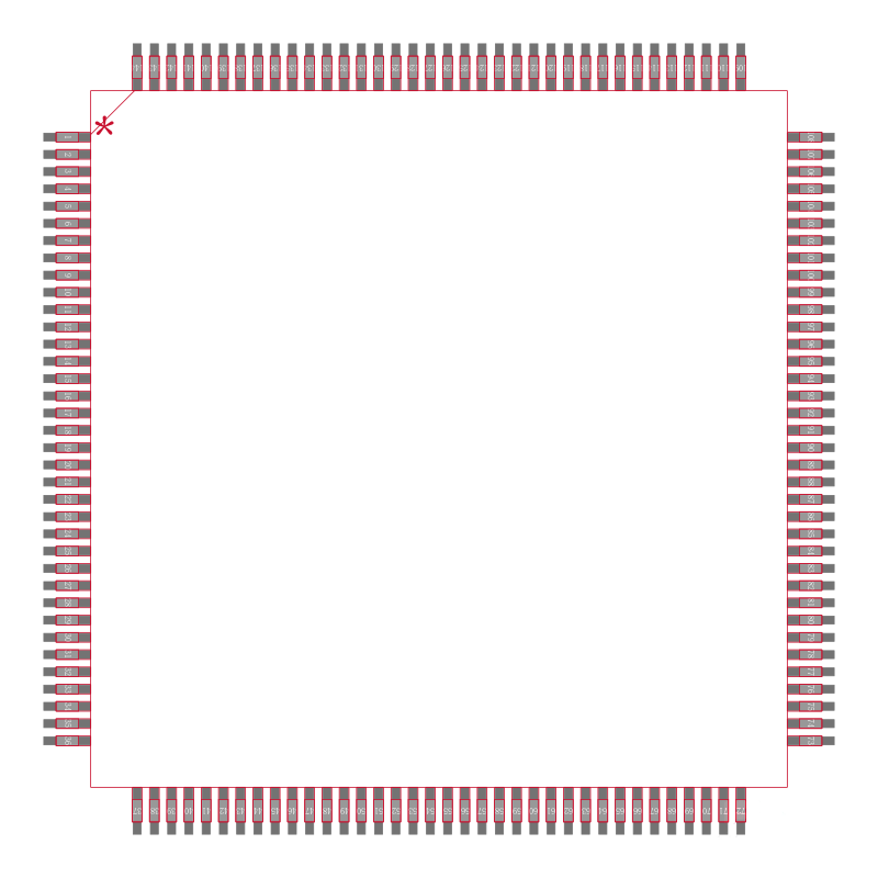 R5F52105BDFB#30封装焊盘图