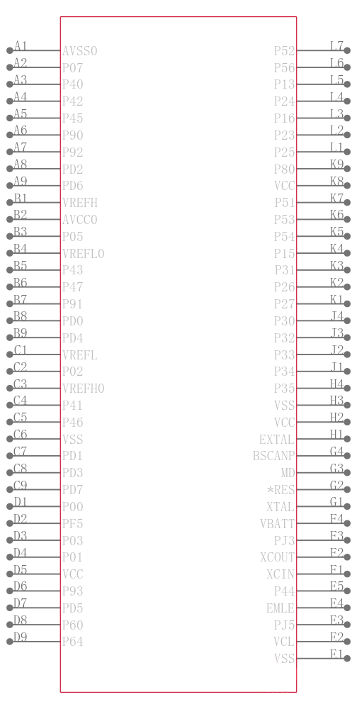R5F5630ECDLK#U0引脚图