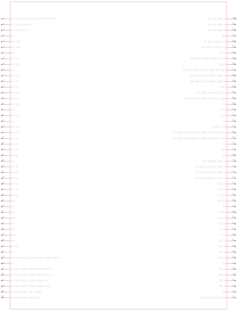 R5F61655N50FPV引脚图