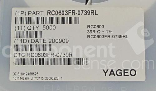RC0603FR-0739RL图片6