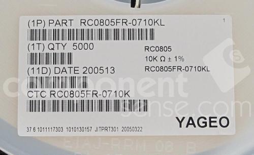 RC0805FR-0710KL图片5