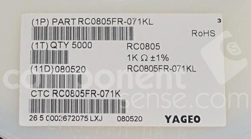 RC0805FR-071KL图片9