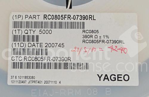RC0805FR-07390RL图片3