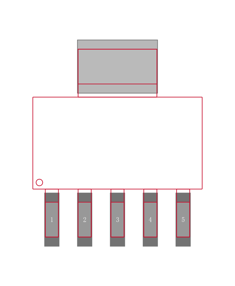 REG104GA-2.5/2K5封装焊盘图