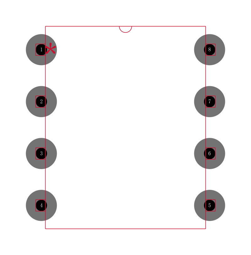 REF01HP+封装焊盘图
